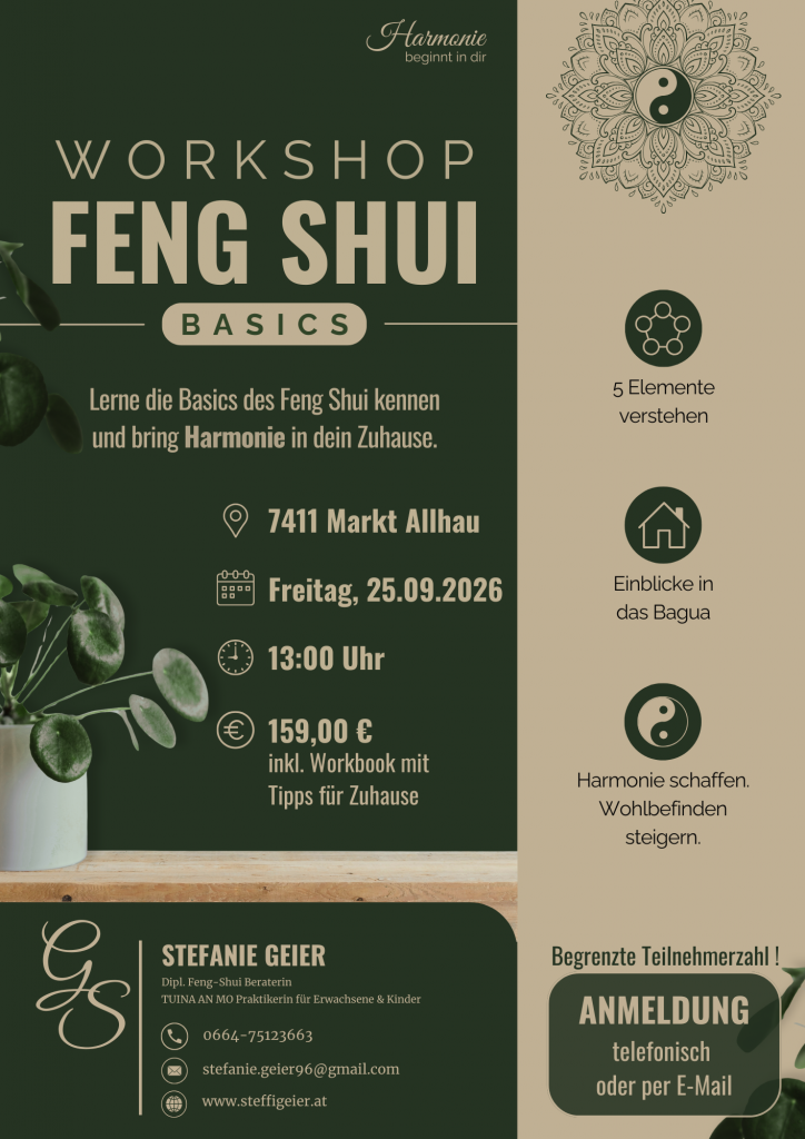 Feng Shui Basics Flyer